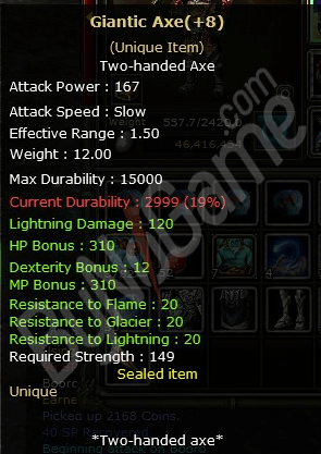 +8 Giantic Axe