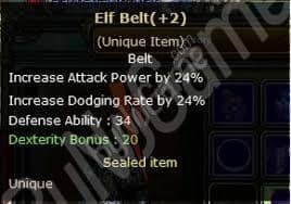 ELF BELT +2