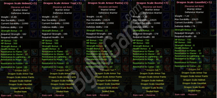 +8 DRAGON SCALE SET (BOOTS +3 REBİRT) 7/24 GÜNCEL, UYGUN FİYAT