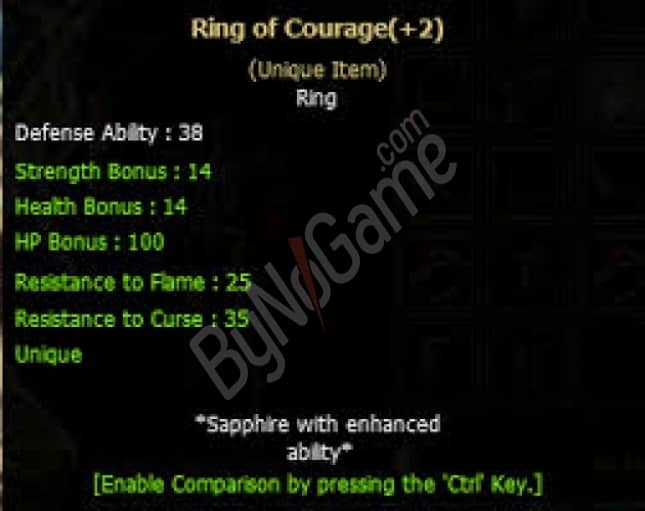 +2 Ring Of Courage