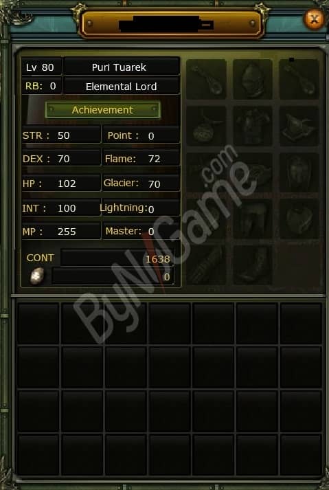 80 LV KARUS MAGE UYGUNA