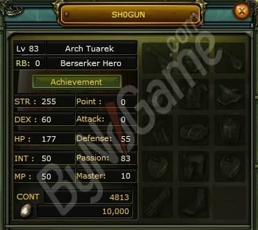 83 LWL % 3 // Karus Warior