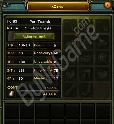 83/4 LWL // Human Priest // 144 NP