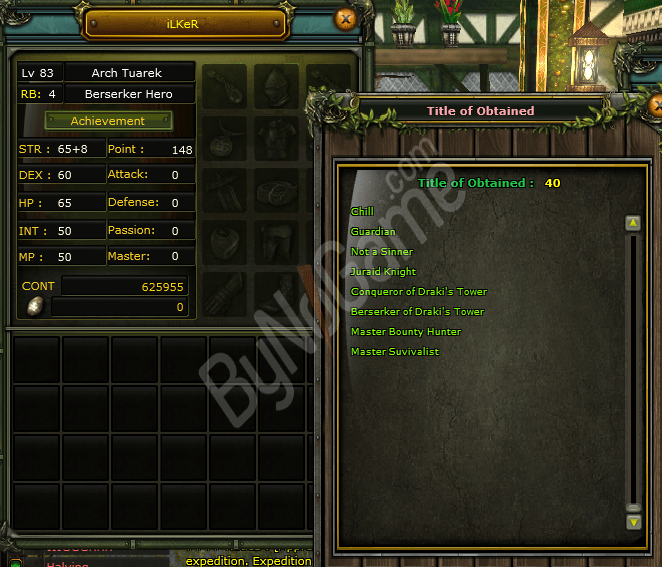 83/4 SKILL STAT SIFIRLI 90 DEF 625 K NP KARUS WARRIOR