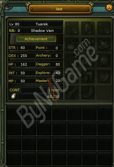 80 Level 17k Np Karus Okçu