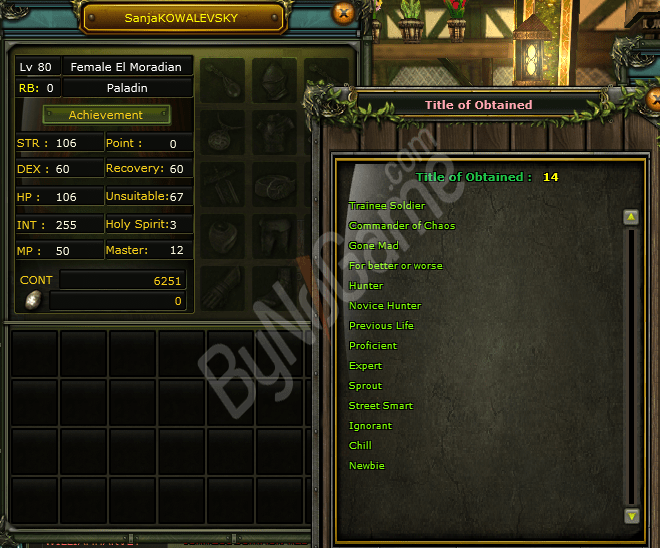 80 LEWEL İNT BATTLE PRİEST