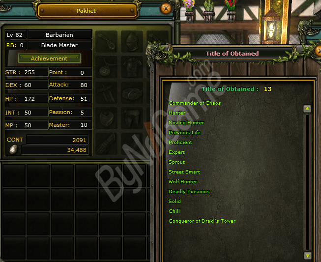 82LV 40DEF HUMAN WARRIOR