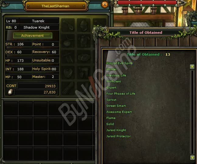 100 Def Karus Priest 80 Level Full Skill