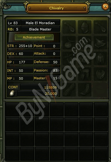 83/5 LWL %57 // Human Warrior // 120k NP