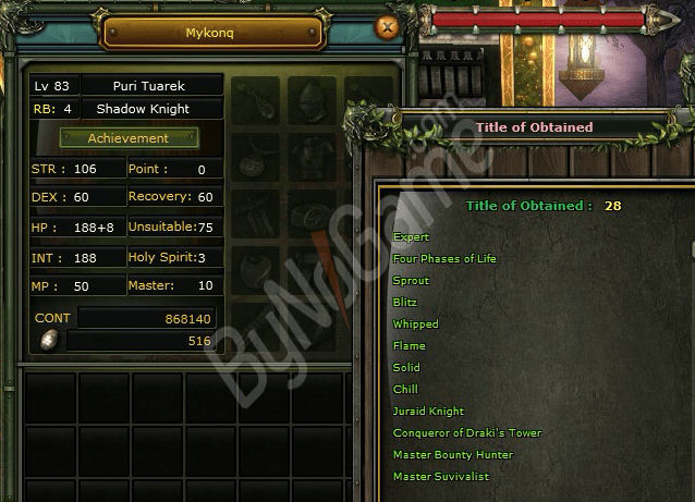 83/4 868K NP 90 DEF KARUS PRİEST