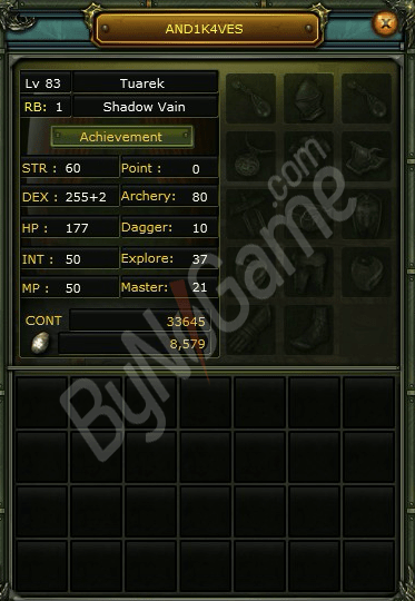 83/1 %60 // Karus Rogue// 30k np