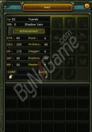 82 LVL 96K NP Karus Okçu