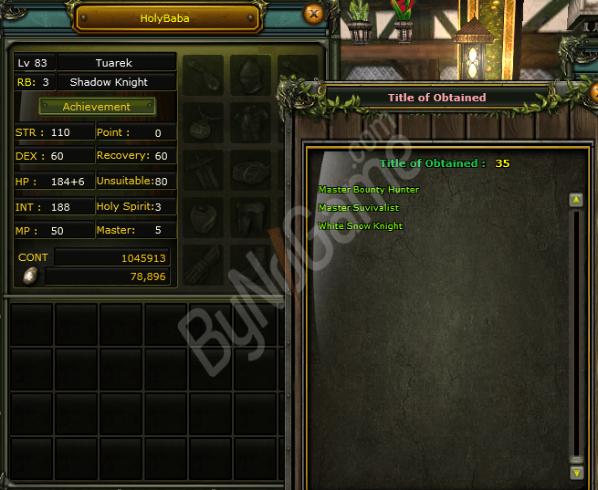 83/3 1M45K NP 90DEF 14INT KARUS PRIEST
