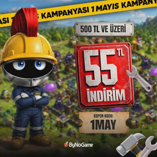 1 Mayıs’a Özel İndirim ByNoGame’de!