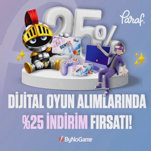 Paraf Gençİz Kart ile Oyun Alışverişlerinde %25 İndirim!