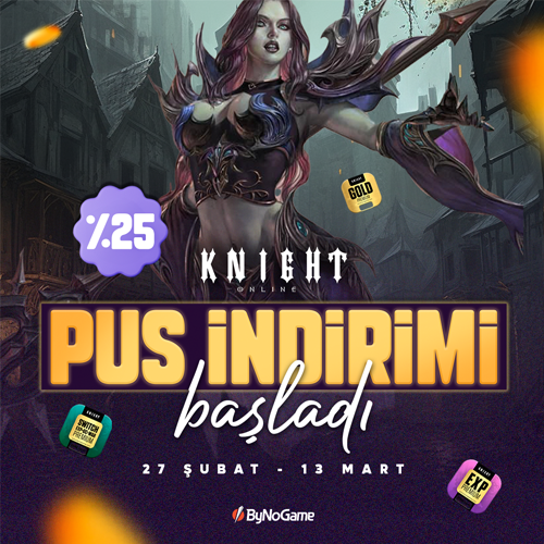Knight Online’da Büyük PUS İndirimi Başladı! 🔥