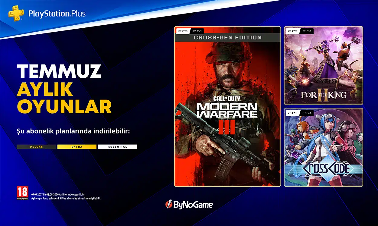 PlayStation Plus Temmuz 2026 Oyunları Belli Oldu