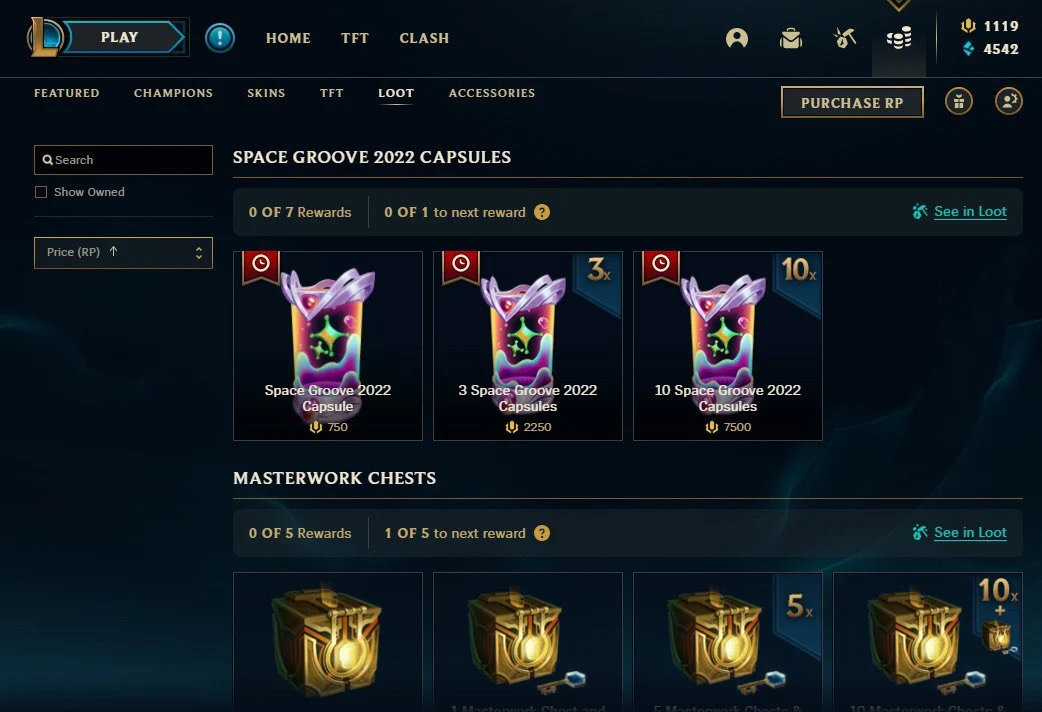 Buy League Of Legends EU West 6500 RP