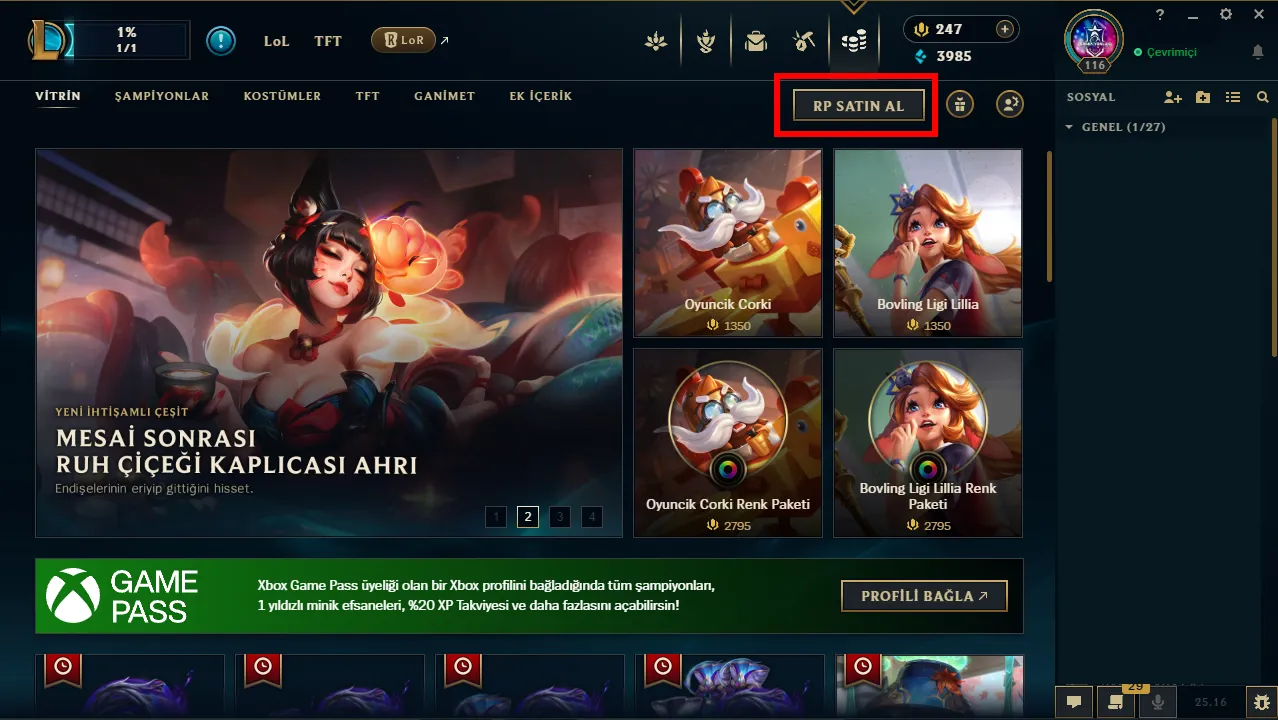 Buy League of Legends EU West RP - ByNoGame