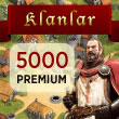Klan Savaşları 5000 Premium Puan