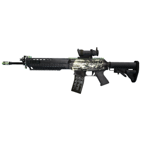 SG 553 | Mayhem II (Battle-Scarred)